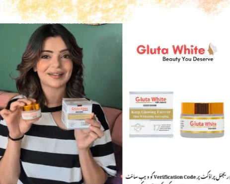 Gluta White Cream for Face Whitening & Brightening