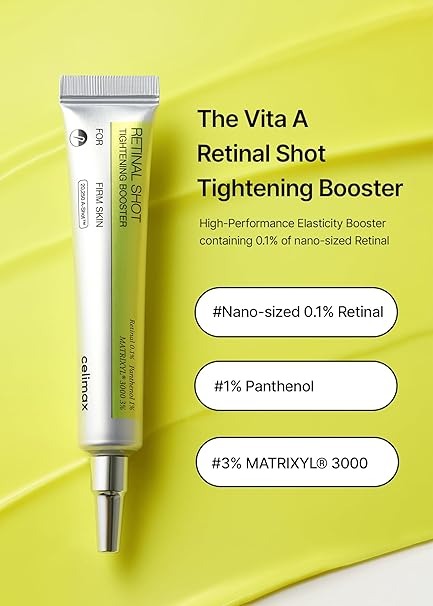 Retinal Shot Tightening's Booster Cream | Retinol's Anti-Aging Wrinkle Treatment for Firm Skins | Made in Korea | 15 ml