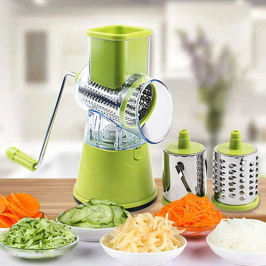 Manual 3 in 1 Vegetable Cutter & Slicer multifunctional