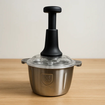 Stainless Steel Push Chopper 2L Manual Food Chopper