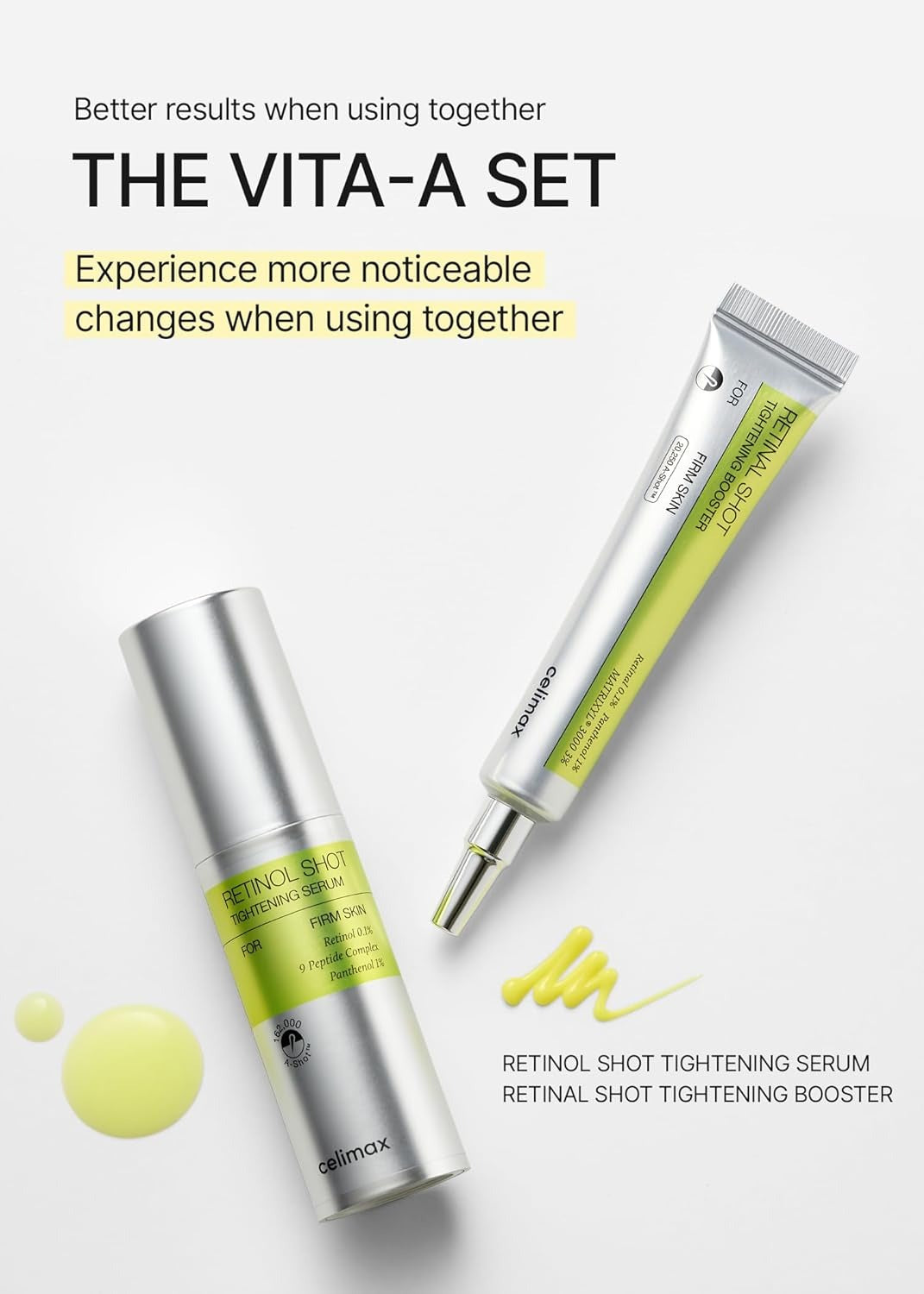 Retinal Shot Tightening's Booster Cream | Retinol's Anti-Aging Wrinkle Treatment for Firm Skins | Made in Korea | 15 ml